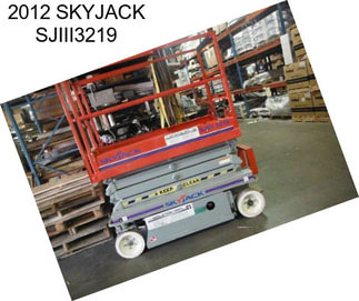 2012 SKYJACK SJIII3219