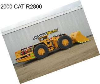 2000 CAT R2800