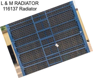 L & M RADIATOR 116137 Radiator