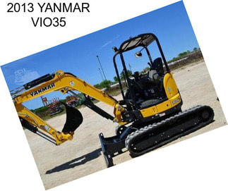 2013 YANMAR VIO35