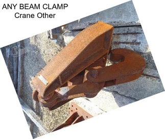 ANY BEAM CLAMP Crane Other