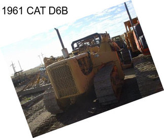 1961 CAT D6B