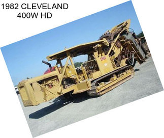 1982 CLEVELAND 400W HD