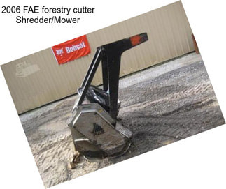 2006 FAE forestry cutter Shredder/Mower