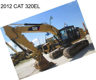 2012 CAT 320EL