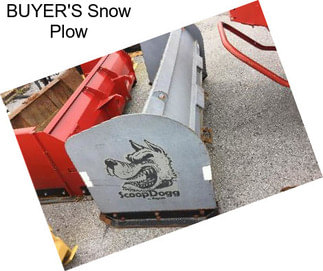 BUYER\'S Snow Plow