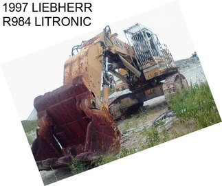 1997 LIEBHERR R984 LITRONIC