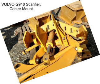 VOLVO G940 Scarifier, Center Mount