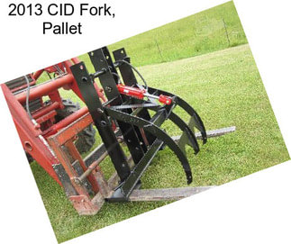 2013 CID Fork, Pallet