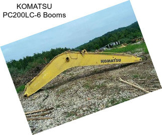 KOMATSU PC200LC-6 Booms