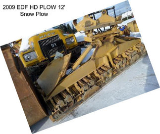 2009 EDF HD PLOW 12\' Snow Plow