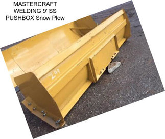 MASTERCRAFT WELDING 9\' SS PUSHBOX Snow Plow