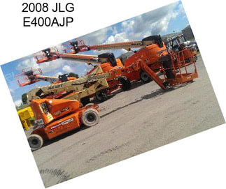 2008 JLG E400AJP