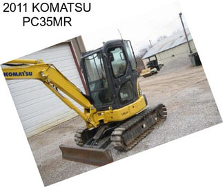 2011 KOMATSU PC35MR