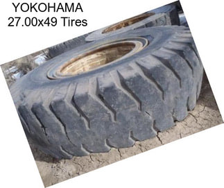 YOKOHAMA 27.00x49 Tires