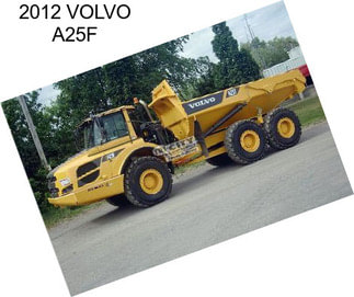 2012 VOLVO A25F