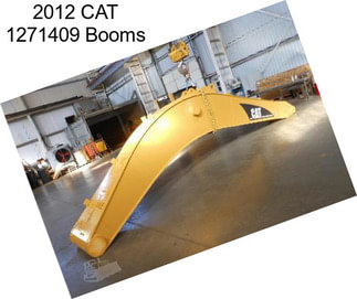 2012 CAT 1271409 Booms
