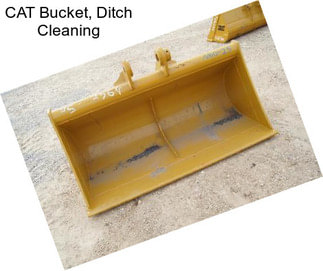 CAT Bucket, Ditch Cleaning