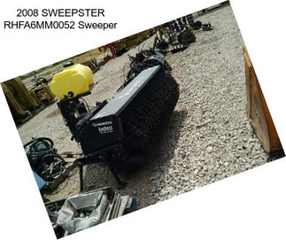 2008 SWEEPSTER RHFA6MM0052 Sweeper