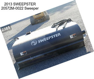 2013 SWEEPSTER 20572M-0022 Sweeper