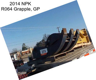 2014 NPK R064 Grapple, GP