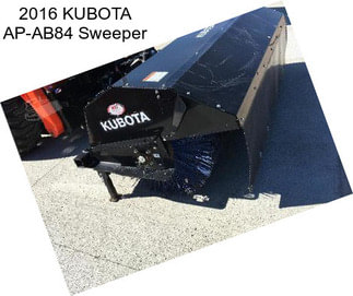 2016 KUBOTA AP-AB84 Sweeper