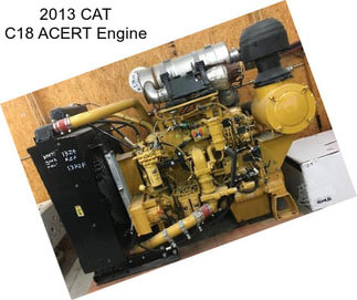 2013 CAT C18 ACERT Engine