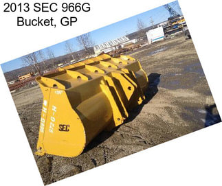 2013 SEC 966G Bucket, GP