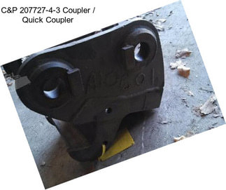 C&P 207727-4-3 Coupler / Quick Coupler