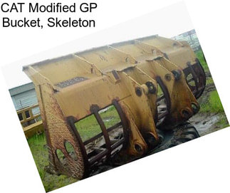 CAT Modified GP Bucket, Skeleton