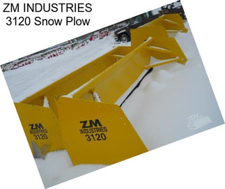 ZM INDUSTRIES 3120 Snow Plow