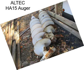 ALTEC HA15 Auger