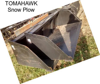 TOMAHAWK Snow Plow