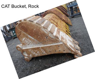 CAT Bucket, Rock