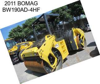 2011 BOMAG BW190AD-4HF