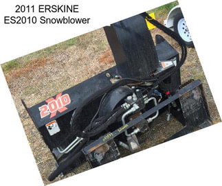 2011 ERSKINE ES2010 Snowblower