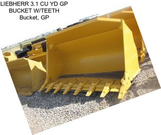 LIEBHERR 3.1 CU YD GP BUCKET W/TEETH Bucket, GP