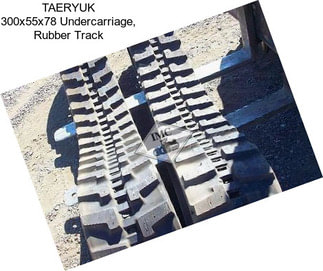 TAERYUK 300x55x78 Undercarriage, Rubber Track