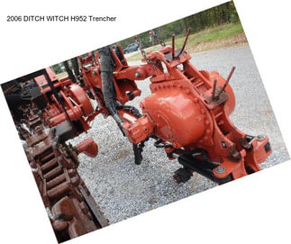 2006 DITCH WITCH H952 Trencher