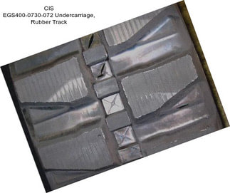 CIS EGS400-0730-072 Undercarriage, Rubber Track