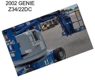 2002 GENIE Z34/22DC