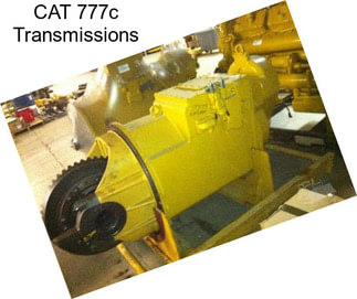 CAT 777c Transmissions