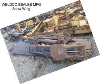 WELDCO BEALES MFG Snow Wing