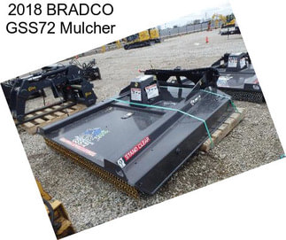 2018 BRADCO GSS72 Mulcher