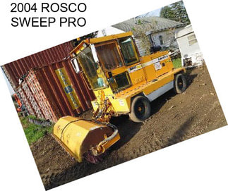 2004 ROSCO SWEEP PRO