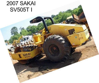 2007 SAKAI SV505T I