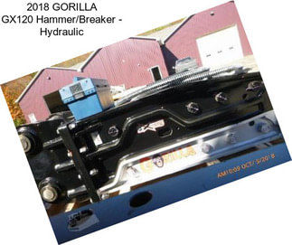 2018 GORILLA GX120 Hammer/Breaker - Hydraulic