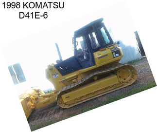 1998 KOMATSU D41E-6