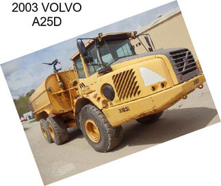 2003 VOLVO A25D