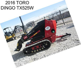 2016 TORO DINGO TX525W